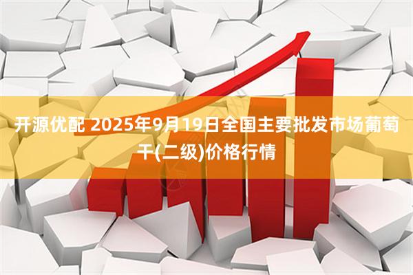 开源优配 2025年9月19日全国主要批发市场葡萄干(二级)价格行情