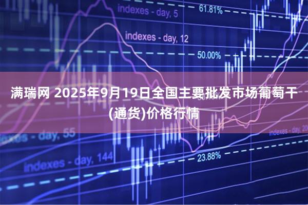 满瑞网 2025年9月19日全国主要批发市场葡萄干(通货)价格行情