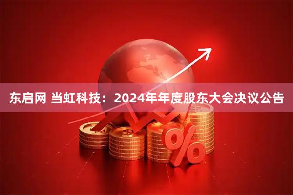 东启网 当虹科技：2024年年度股东大会决议公告