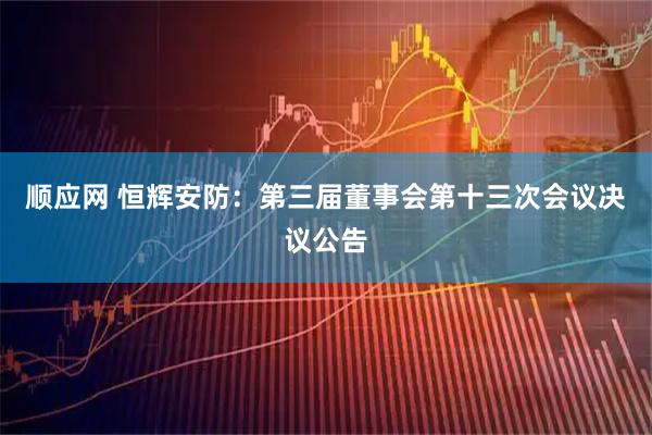 顺应网 恒辉安防：第三届董事会第十三次会议决议公告