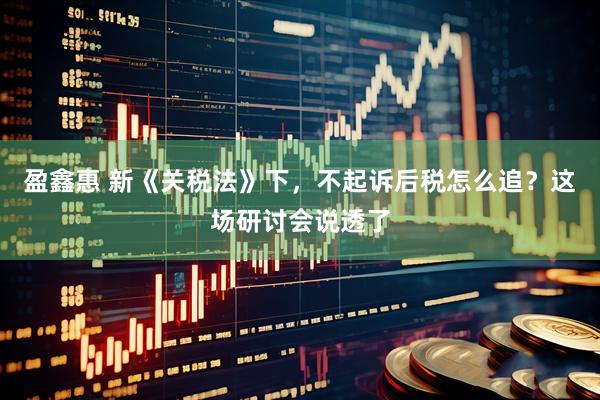 盈鑫惠 新《关税法》下，不起诉后税怎么追？这场研讨会说透了