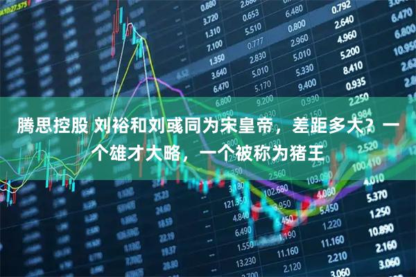 腾思控股 刘裕和刘彧同为宋皇帝，差距多大？一个雄才大略，一个被称为猪王